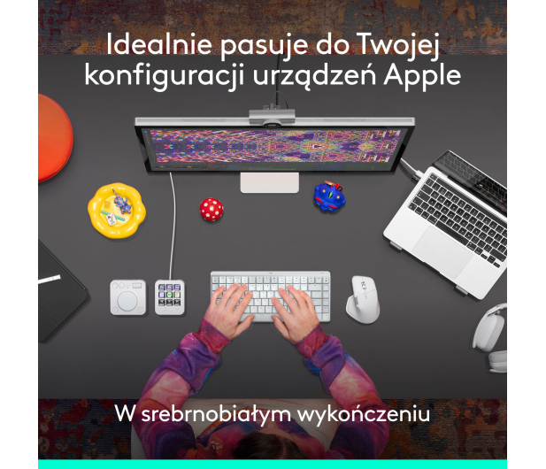 LOGITECH MX Master 4 for Mac Jasnoszary 910-007576 - 1365781 - zdjęcie 7
